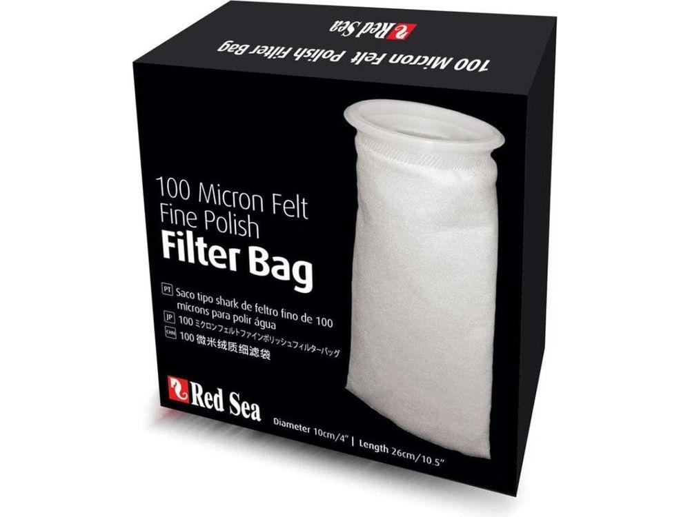 Red Sea Reefer Fine Felt Polishing Filter Socks White, 1ea/4 In X 10.5 in Aquarium Filtration Red Sea