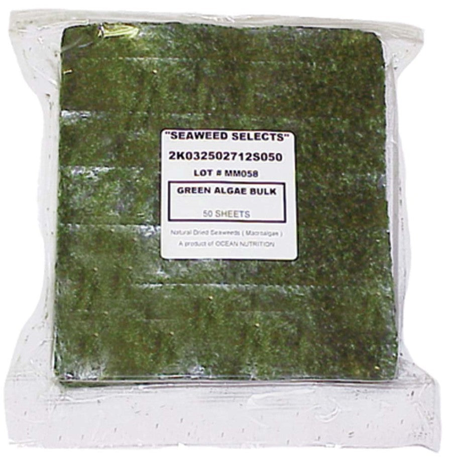 Ocean Nutrition Green Marine Seaweed Algae Fish Food 1ea/150 g, 50 ct