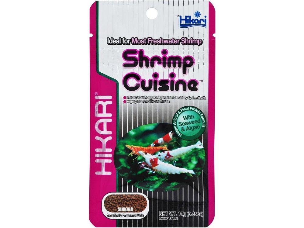 Hikari Shrimp Cuisine Pellets Fish Food 0.35 oz Aquatic Diet Hikari