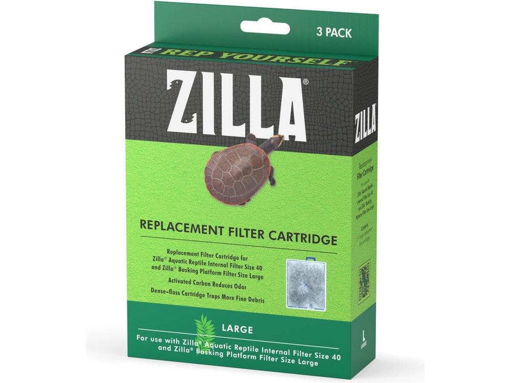 Zilla Replacement Filter Cartridges 1ea/Large, 3 pk