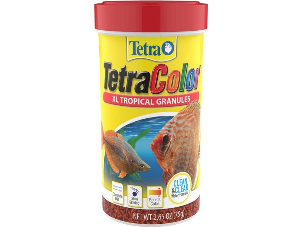 Tetra TetraColor Tropical Granules Fish Food 1ea/2.65 oz Aquatic Diet Tetra