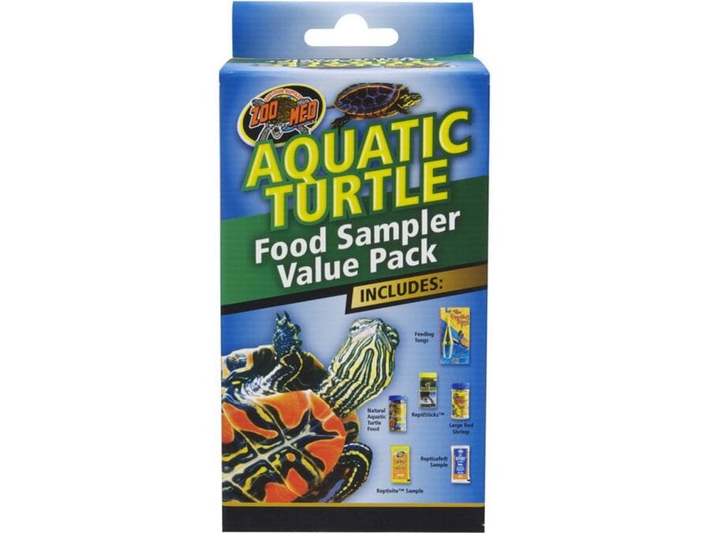 Zoo Med Aquatic Turtle Food Sampler Value Pack Display 1ea