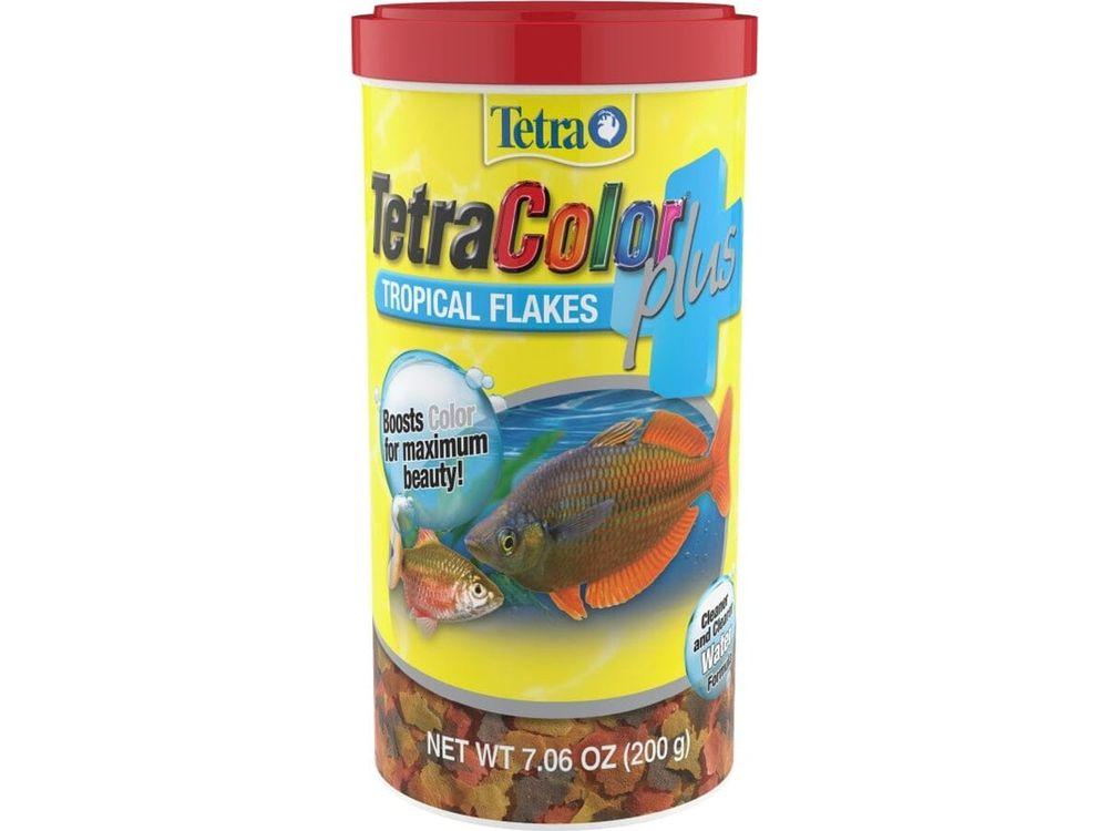Tetra TetraColor Plus Tropical Flakes Fish Food 1ea/7.06 oz Aquatic Diet Tetra