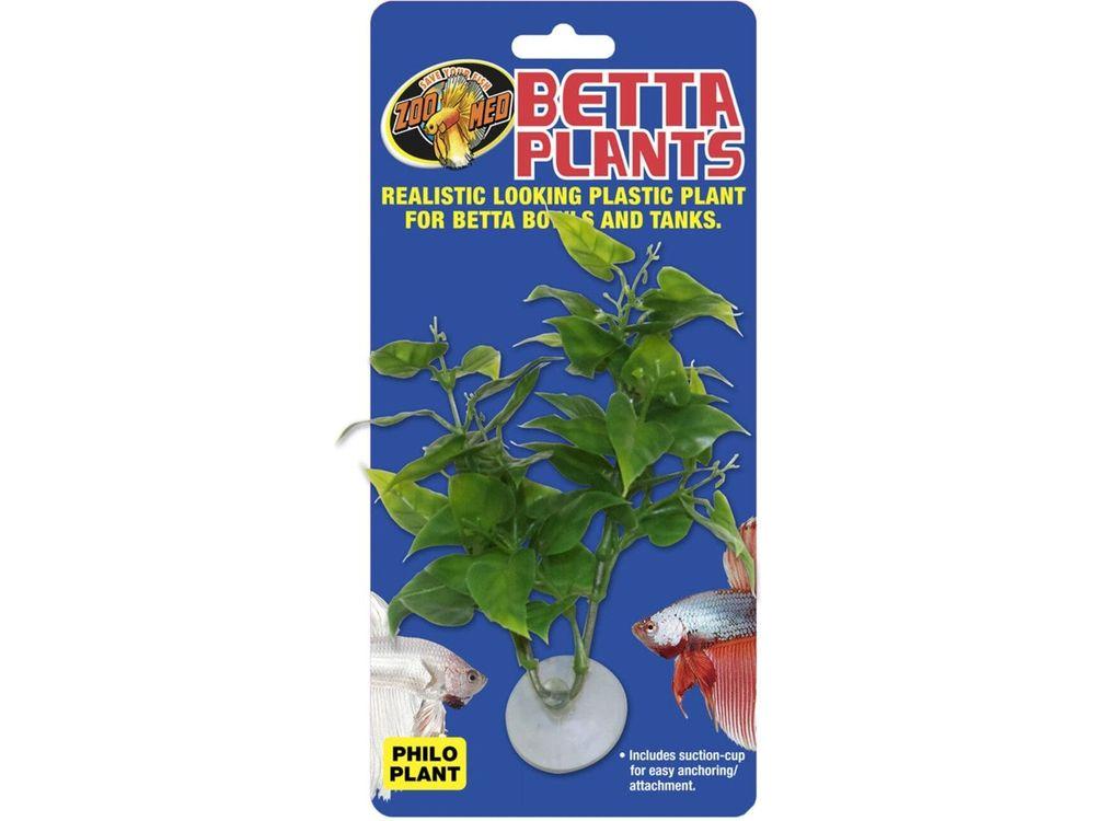 Zoo Med Betta Plant Philo Green, 1ea Aquatic Decor Zoo Med Aquatic