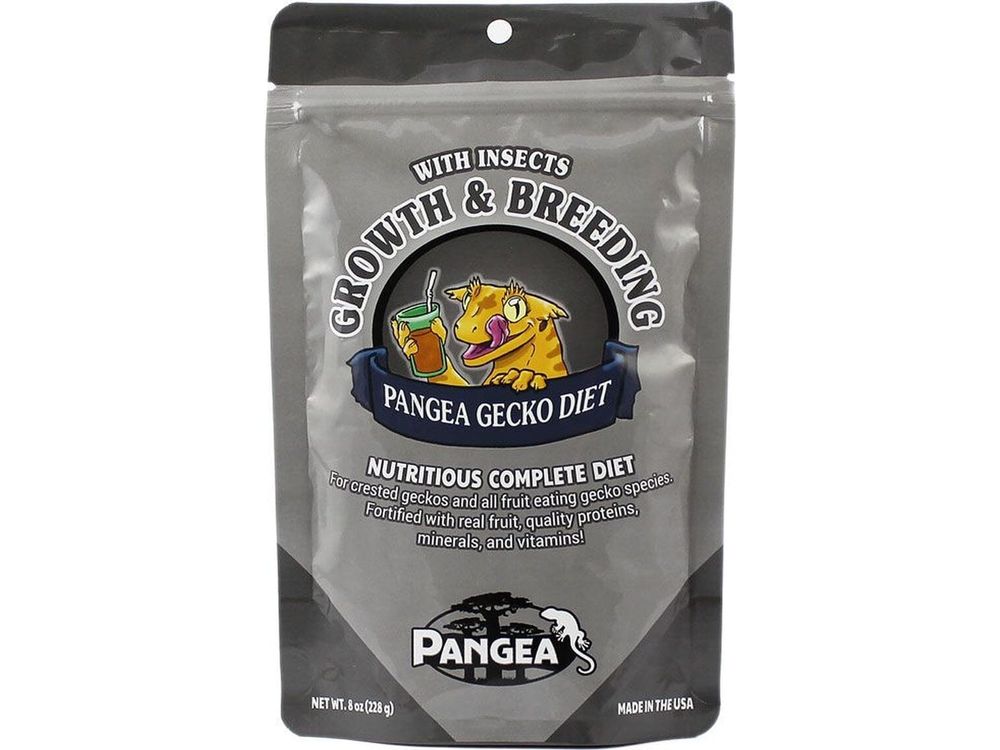 Pangea Growth & Breeding Complete Gecko Diet with Insects - Gray Pangea