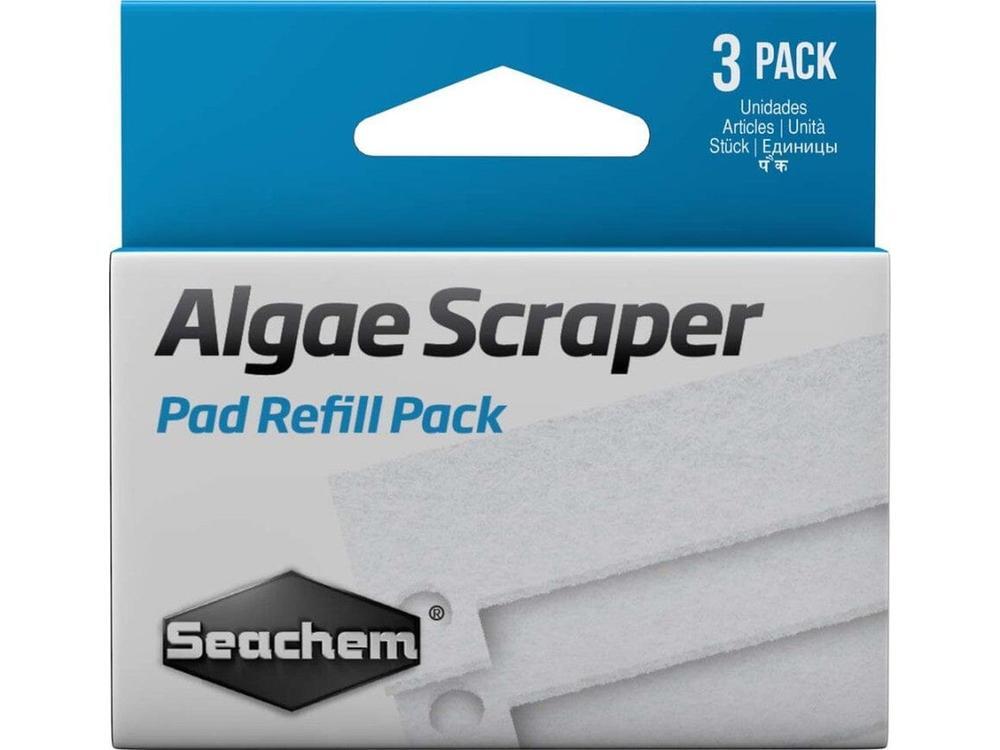 Seachem Laboratories Algae Scraper Replacement Pad White, 1ea/3 pk