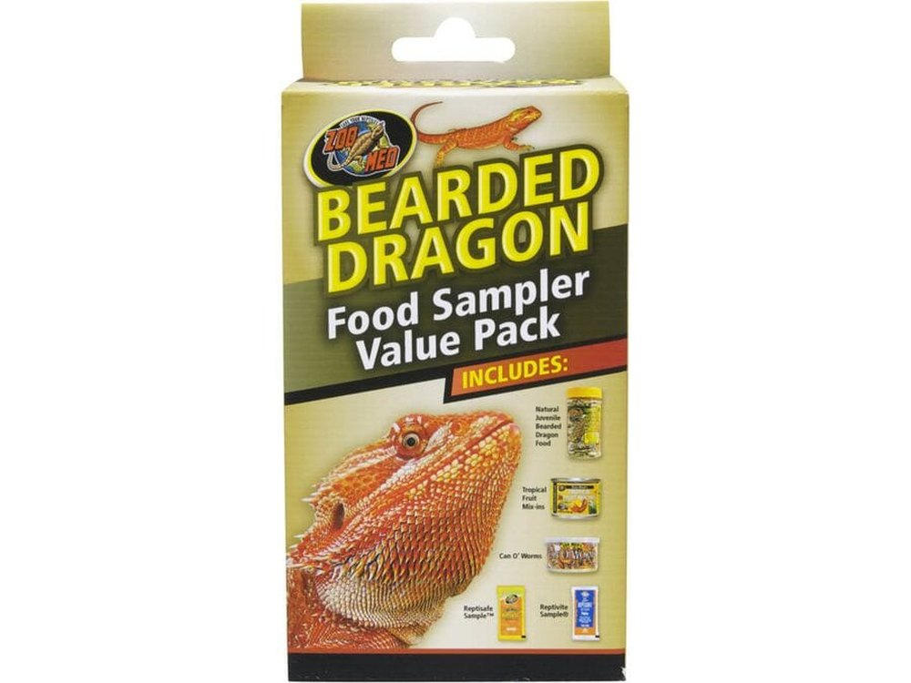 Zoo Med Bearded Dragon Food Sampler Value Pack Display 1ea