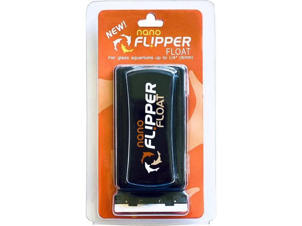 Flipper Cleaner Float 2 In 1 Magnetic Aquarium Algae Cleaner Nano, 1ea aquarium cleaning supplies Flipper