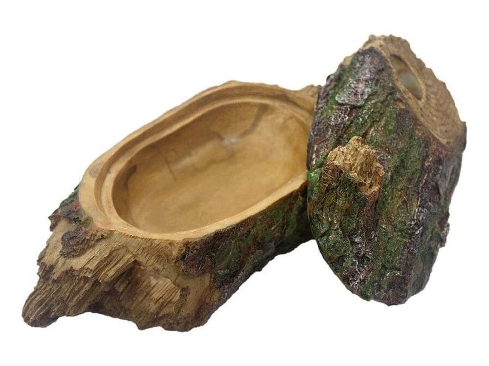 Komodo Forest Den Reptile Hideout Brown, Green, 1ea/One Size