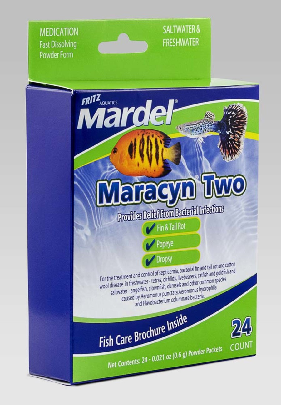 Mardel Maracyn 2 Antibacterial Medication 1ea/0.021 oz, 24 ct