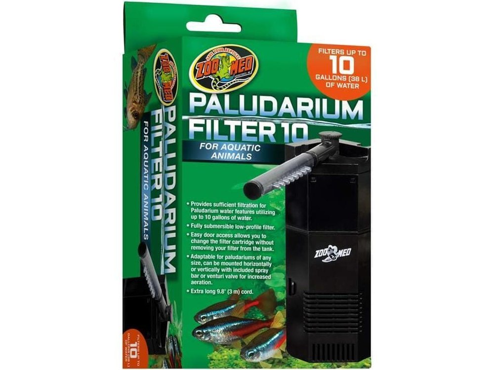 Zoo Med Paludarium 10 Internal Filter Black, 1ea