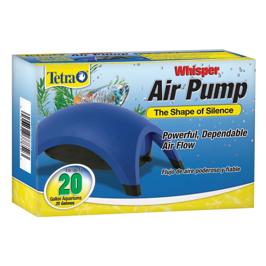 Tetra Whisper Aquarium Non-UL Air Pump Blue, 1ea/20 gal Tetra