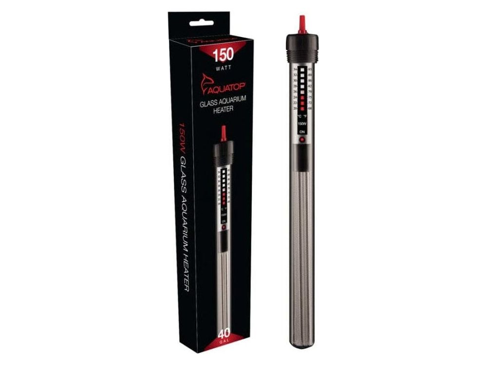 Aquatop Submersible Glass Aquarium Heater 150w Aquatic Heaters Aquatop