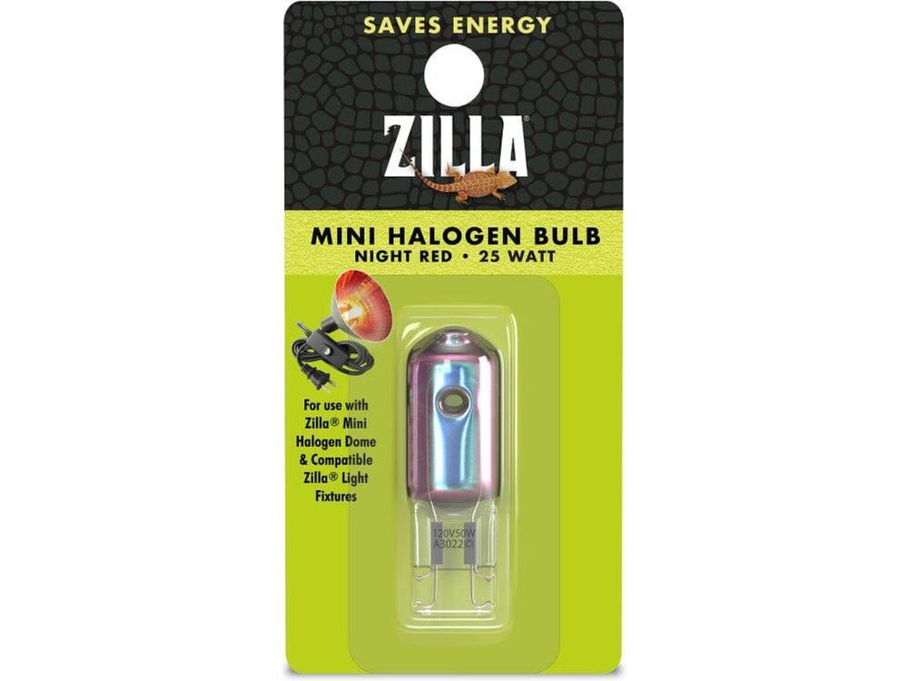 Zilla Mini Halogen Bulb Night Red, 1ea/25 W