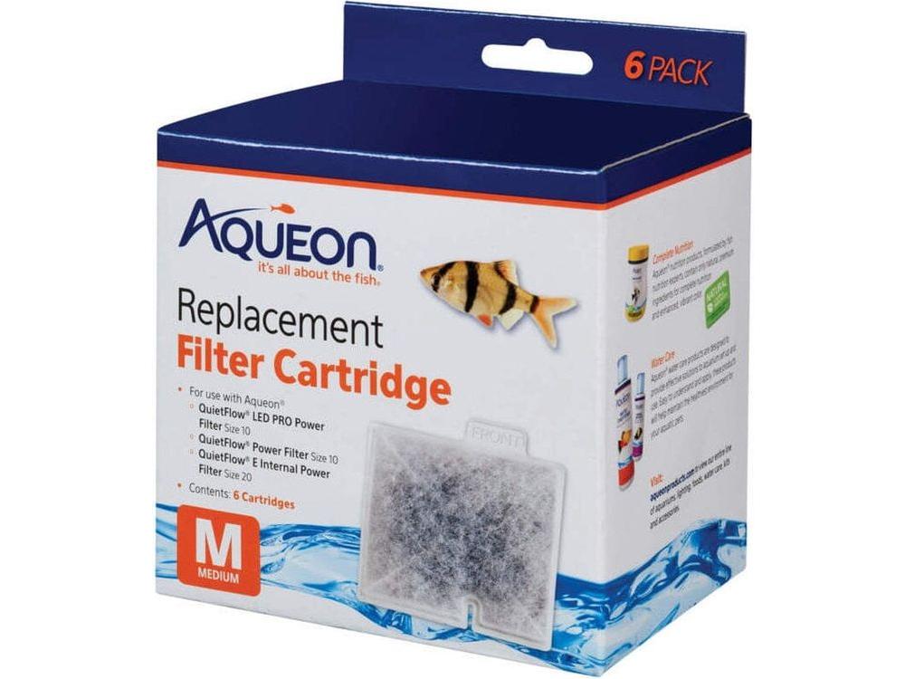 Aqueon Replacement Filter Cartridges, Medium - 6 pk Filter & Accessories Aqueon