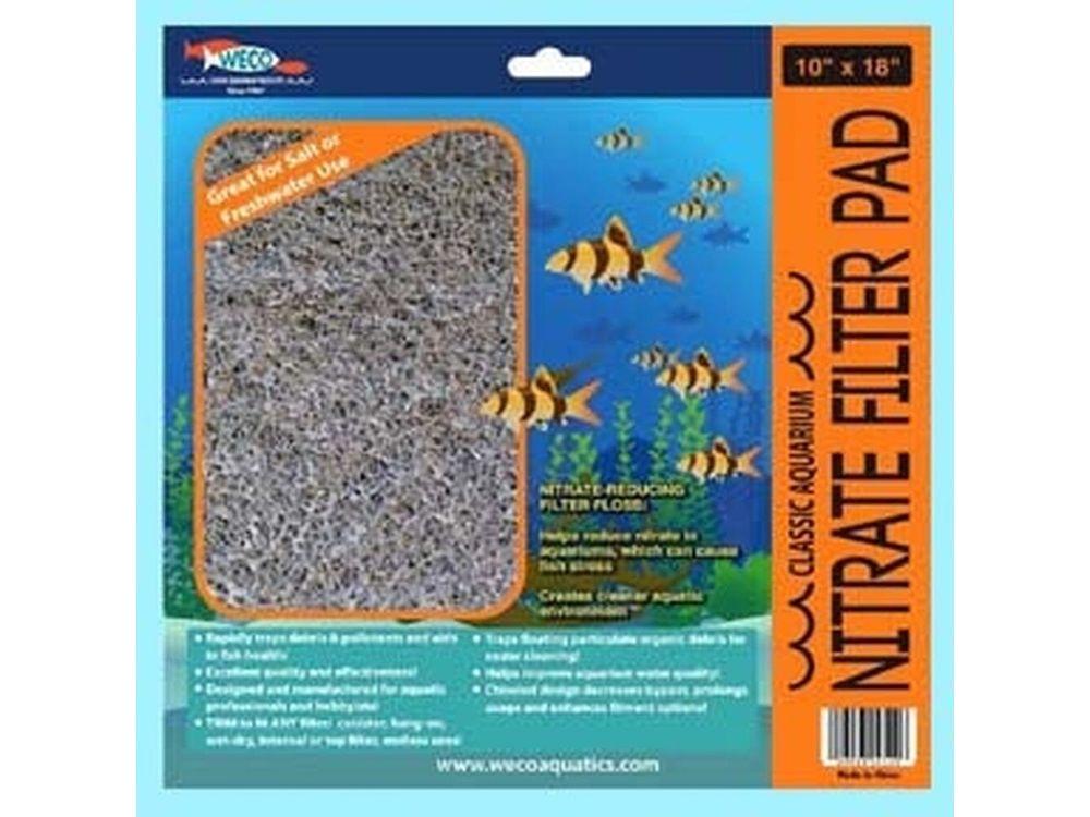 Weco Nitrate Filter Pad, 10" x 18" Fish Supplies Weco