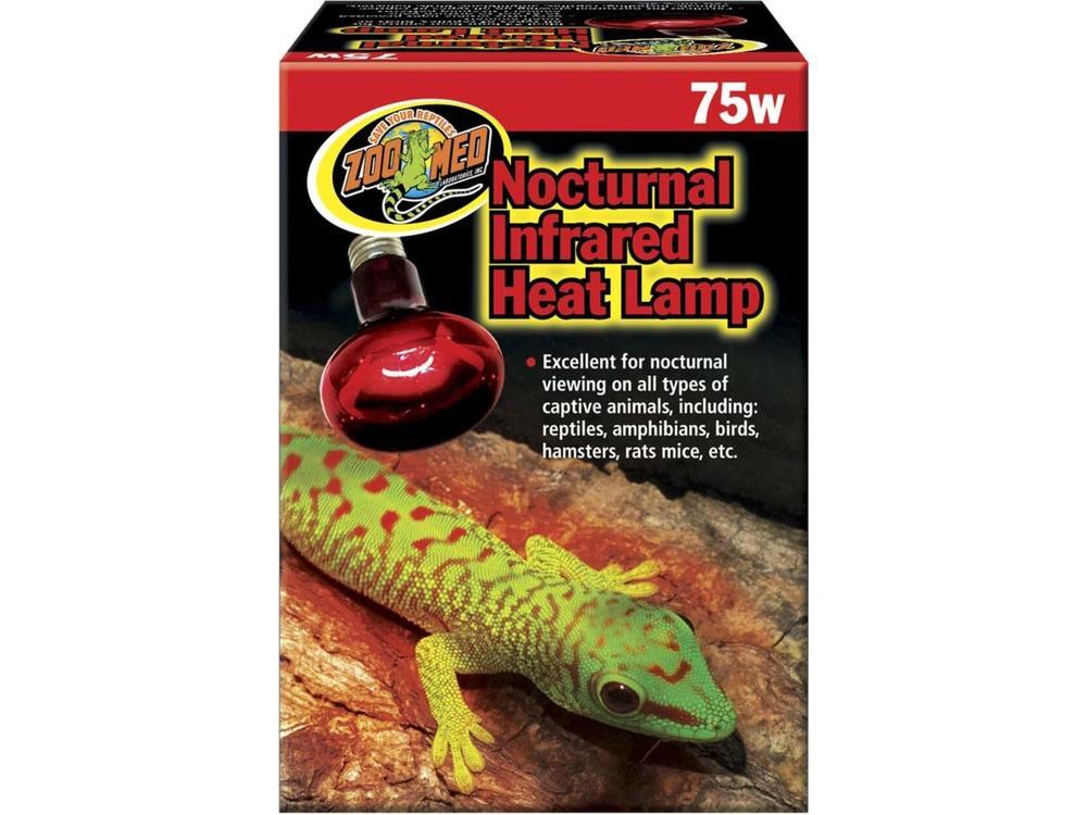 Zoo Med Nocturnal Infrared Heat Lamp 1ea/75 W