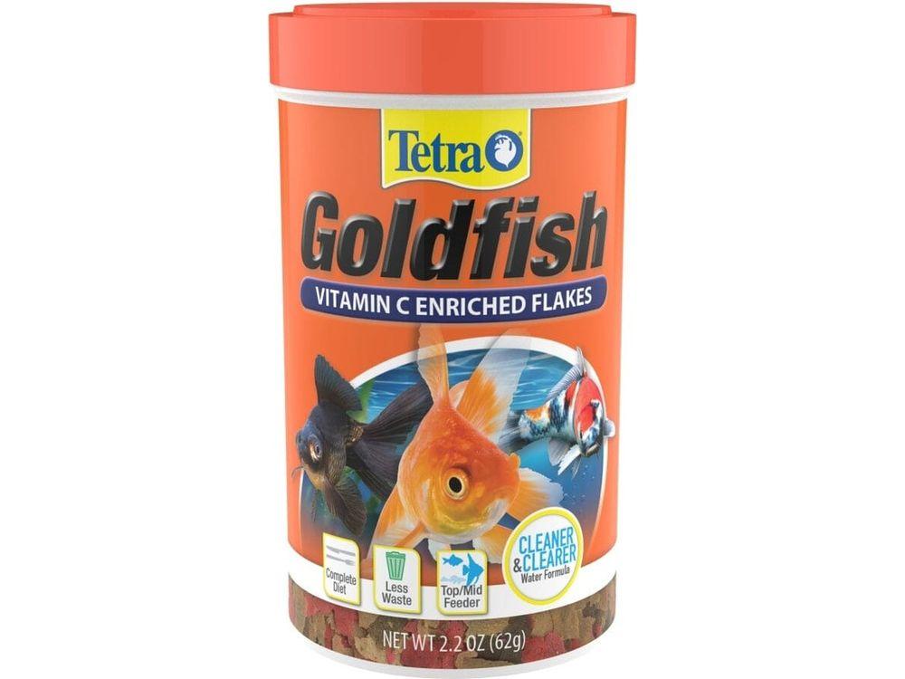 Tetra TetraFin Goldfish Flakes Fish Food 1ea/2.2 oz Aquatic Diet Tetra