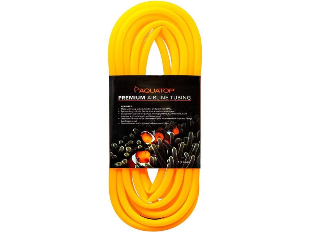 Aquatop Airline Tubing Neon Orange, 1ea/13 ft