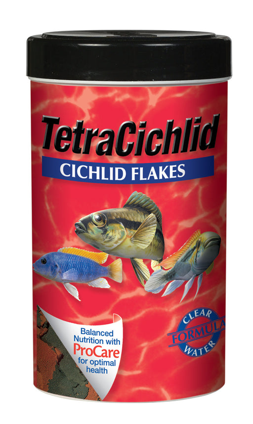 Tetra TetraCichlid Flakes Fish Food 1ea/1.58 oz