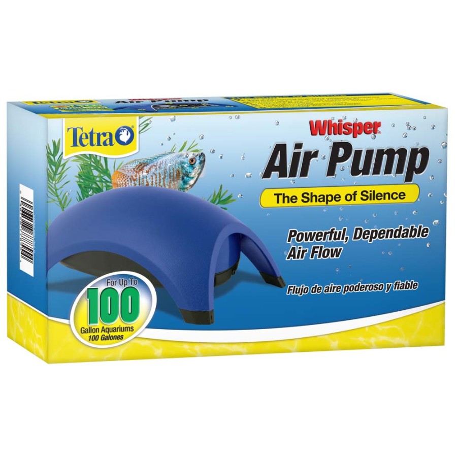 Tetra Whisper Aquarium Non-UL Air Pump Blue, 1ea/100 gal Tetra