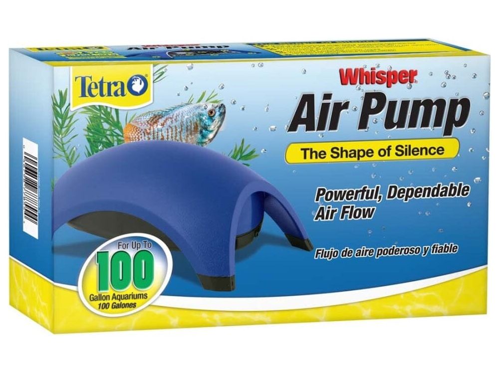 Tetra Whisper Aquarium Non-UL Air Pump Blue, 1ea/100 gal