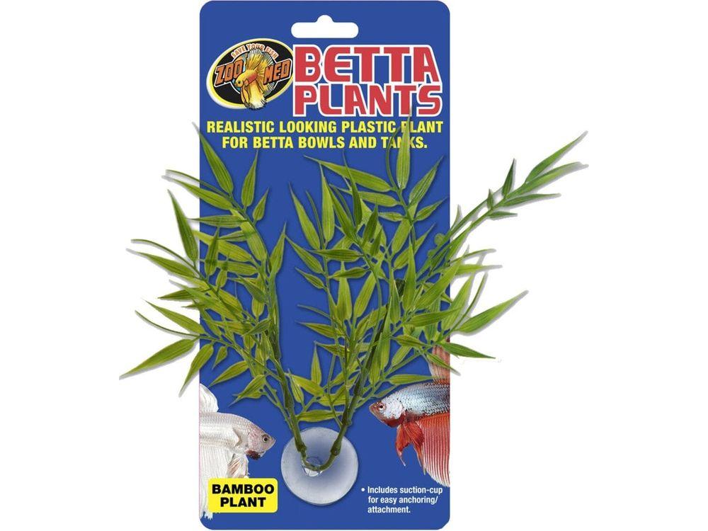 Zoo Med Betta Plant Bamboo Green, 1ea Aquatic Decor Zoo Med Aquatic