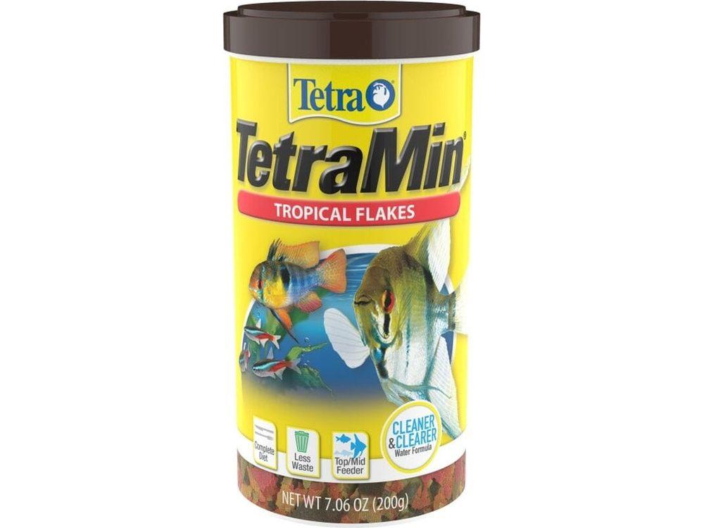 Tetra TetraMin Tropical Flakes Fish Food 1ea/7.06 oz Aquatic Diet Tetra