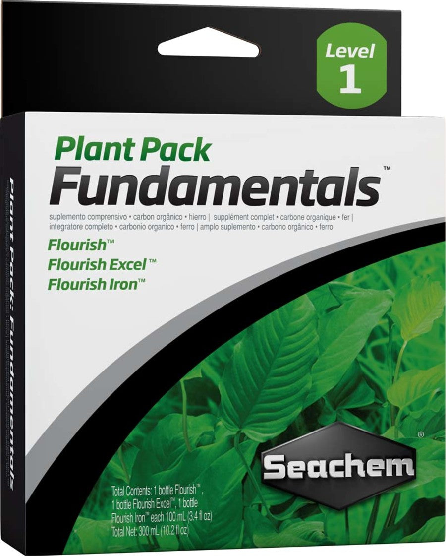 Seachem Laboratories Plant Pack: Fundamentals 3 Plant Supplement 1ea/10.2 fl oz, 3 ct