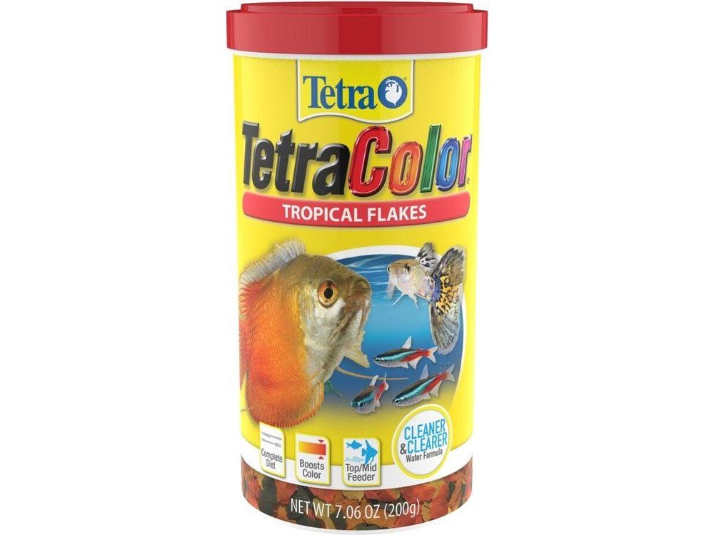 Tetra TetraColor Tropical Flakes Fish Food 1ea/7.06 oz Aquatic Diet Tetra
