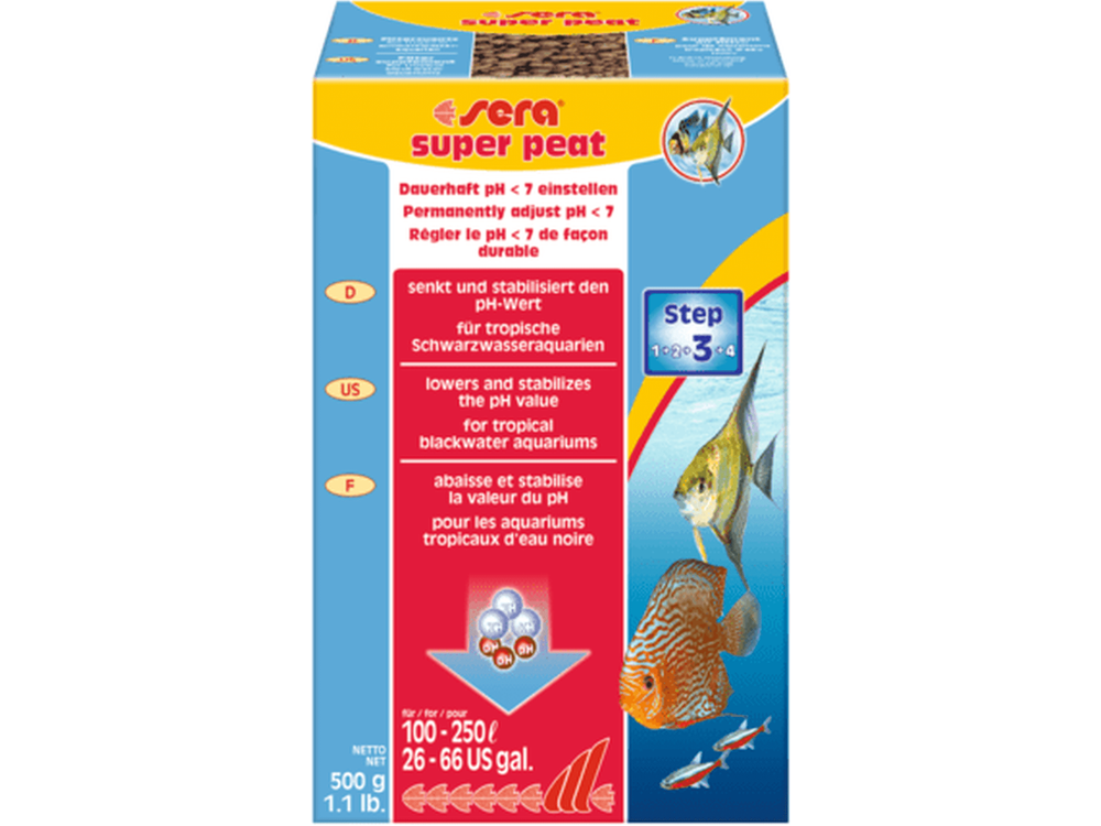 Sera Super Peat 1.1lb Aquarium Additives Sera