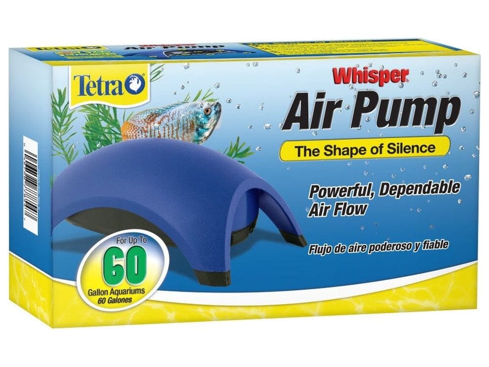 Tetra Whisper Aquarium Non-UL Air Pump Blue, 1ea/60 gal