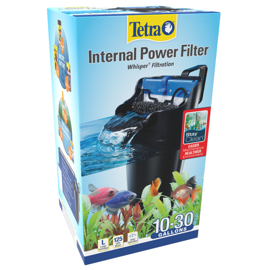 Tetra Whisper 20i Internal Power Filter with Bio-Scrubber Black, 1ea Tetra