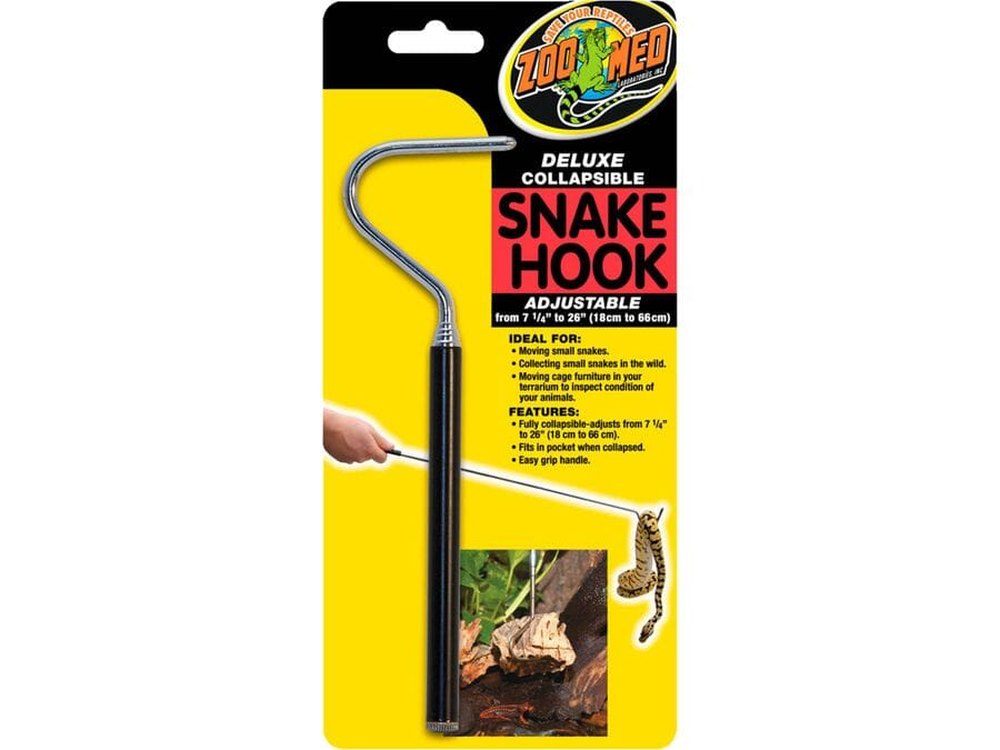 Zoo Med Deluxe Collapsible Snake Hook Black, 1ea/7.25 In - 26 in
