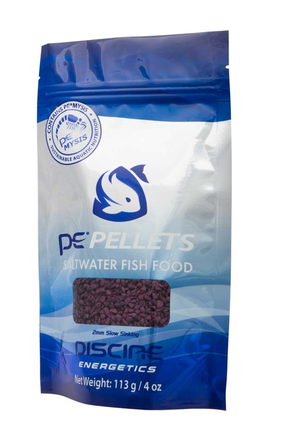 Piscine Energetics Pellets Saltwater Fish Food 1ea/4 oz