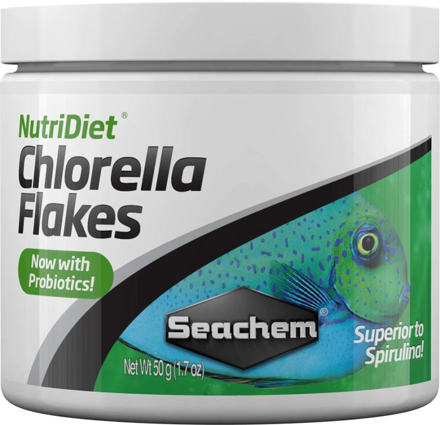 Seachem Laboratories NutriDiet Chlorella Flakes Fish Food 1ea/1.8 oz