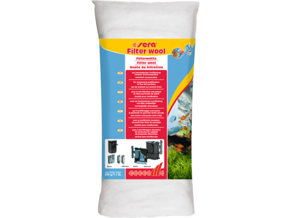 Sera Filter Wool 1.1lb Aquarium Cleaning Supplies Sera