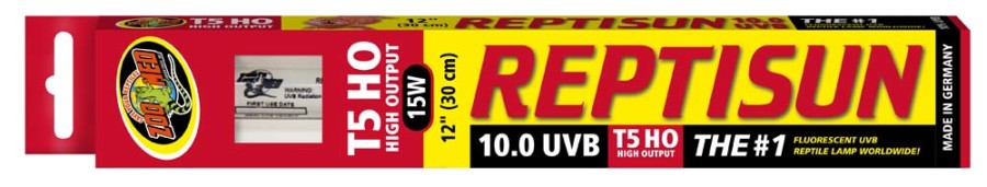 Zoo Med ReptiSun 10.0 UVB T5 HO High Output Lamp White, 1ea/12 in Zoo Med