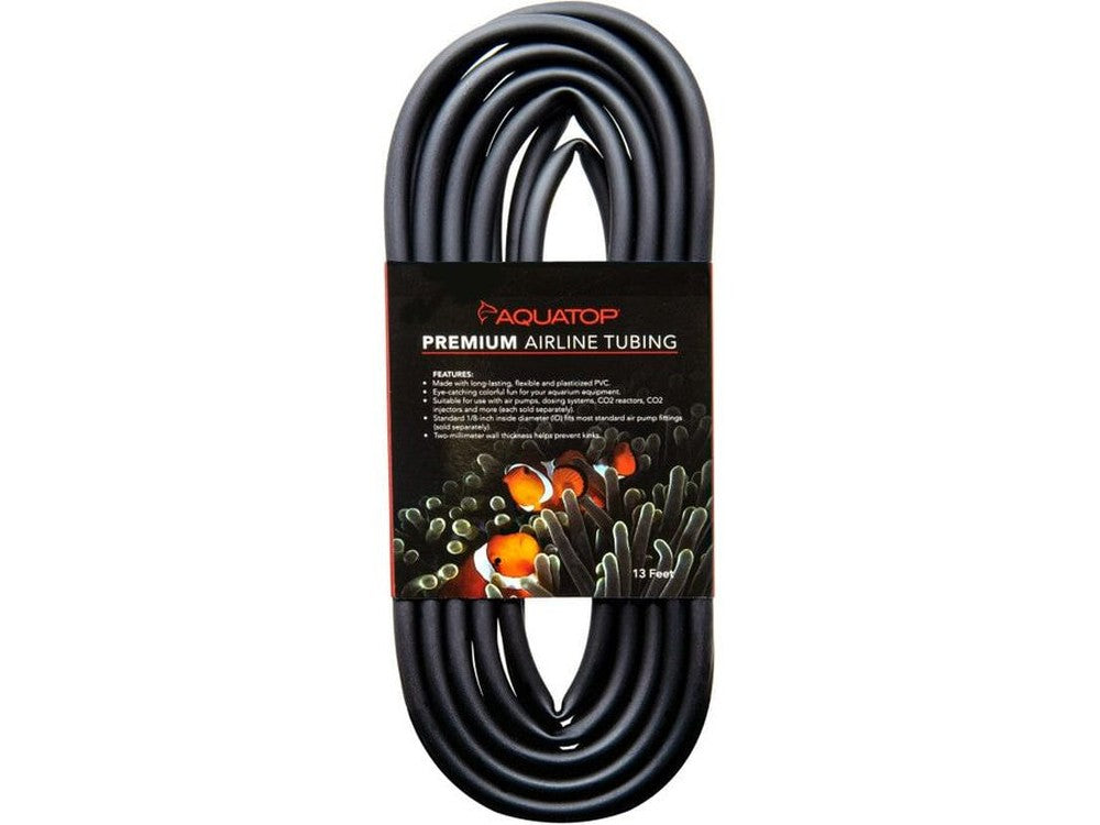 Aquatop Airline Tubing Black, 1ea/13 ft