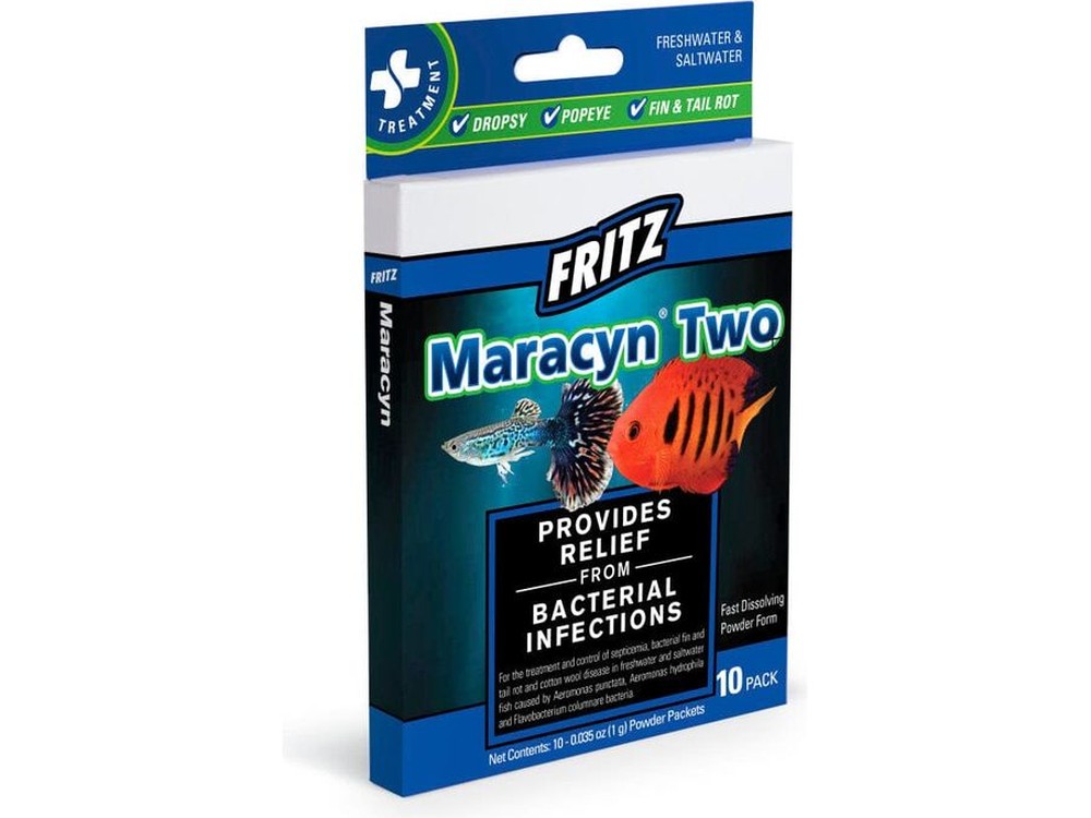 Fritz Maracyn Two Freshwater & Saltwater Treatment 1ea/10 ct