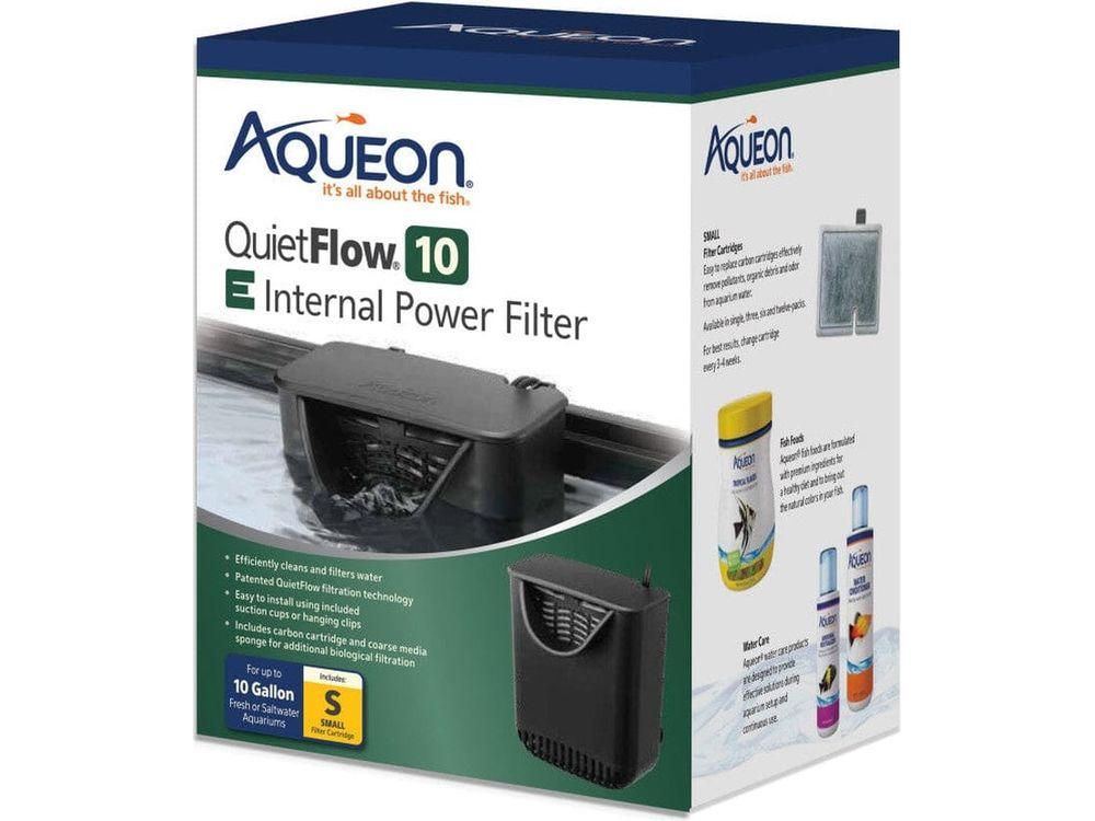 Aqueon QuietFlow E Internal Power Filter, Small, 10 gal Filter & Accessories Aqueon