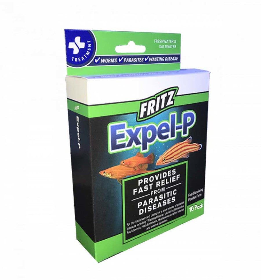 Fritz Expel-P Parasitic Fish Medication 1ea/10 ct