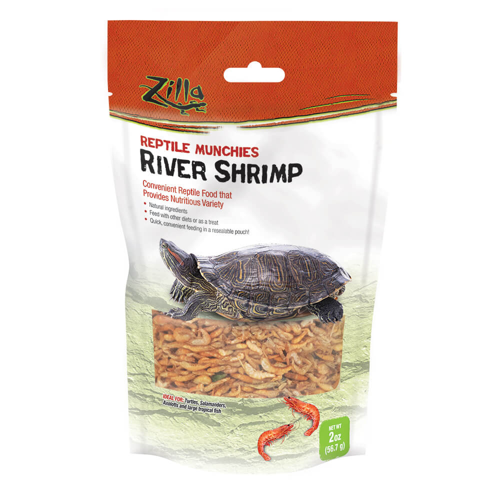 Zilla Reptile Munchies River Shrimp, 2oz
