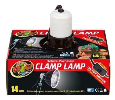 Zoo Med Deluxe Porcelain Clamp Lamp, 5.5"
