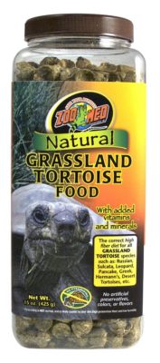 Zoo Med Natural Grassland Tortoise Food, 15oz