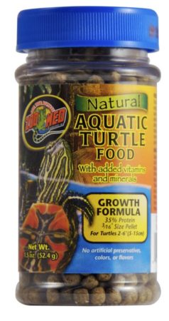 Zoo Med Natural Aquatic Turtle Food – Growth Formula, 1.85oz