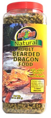 Zoo Med Natural Bearded Dragon Food – Adult Formula, 20oz