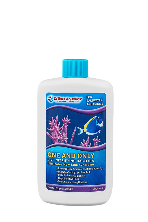 Dr. Tim's Aquatics One & Only Live Nitrifying Bacteria for Saltwater Aquariums 1ea/8 fl oz