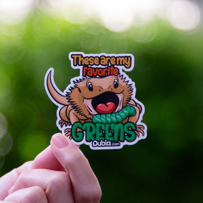 Favorite Greens Sticker Free Shipping