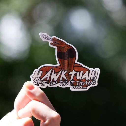 Hawk Tuah! Stickers Dubia.com 